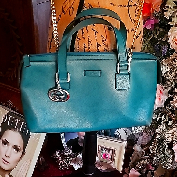 Spring SALE- Gucci! 💙💚Boston Satchel at Affordable Price! - Picture 3 of 17